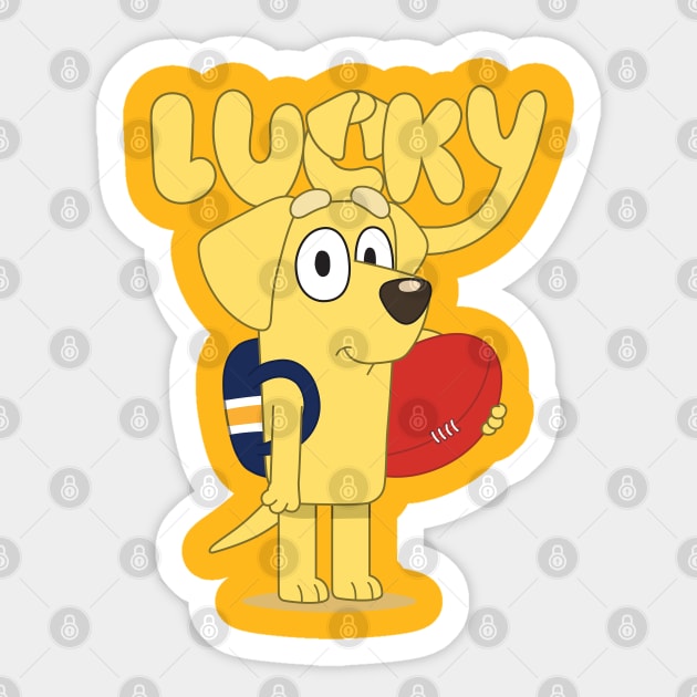 LUCKY is brother Chucky Sticker by KOMIKRUKII